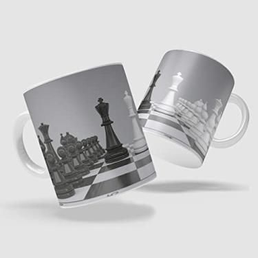 Imagem de Caneca Jogo Tabuleiro Xadrez 7