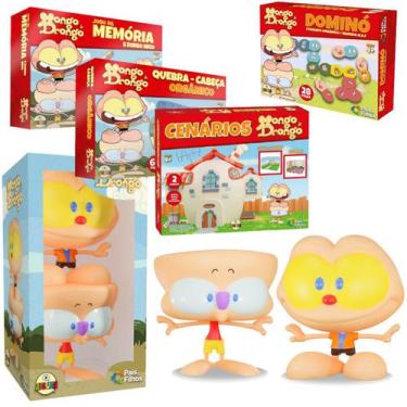 Jogo Futebol de Botão Mongo e Drongo Brinquedo Infantil Loja Oficial - São  Conrado Store