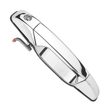 Imagem de Maçaneta de porta externa dianteira esquerda do lado do motorista substituição para Chevy Silverado Suburban Tahoe Avalanche, GMC Sierra Yukon, Cadillac Escalade OEM 2007-2014, 22738721, 25960525, 80546