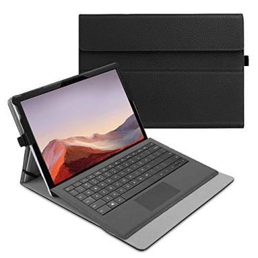 Imagem de Fintie Capa para tablet Microsoft Surface Pro 7 Plus / Pro 7 / Pro 6 / Pro 5 / Pro 4 / Pro 3 de 12,3 polegadas - Capa de portfólio de visualização de vários ângulos, compatível com