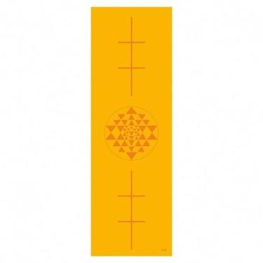 Imagem de Tapete De Yoga Pvc Ecológico Antiderrapante Yantra  Estampado Com Alin