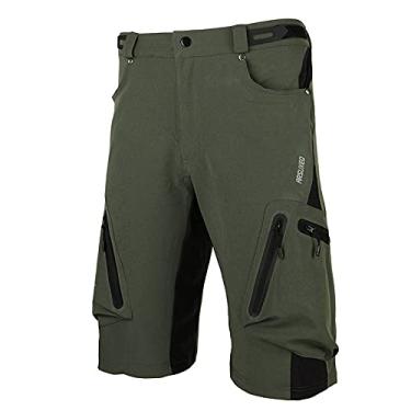 Imagem de Tingpai Baggy Shorts Ciclismo da bicicleta BTT Calças Shorts respirável soltas Fit Casual Outdoor Ciclismo Correr Roupas Polia a Lyc com bolsos com zíper