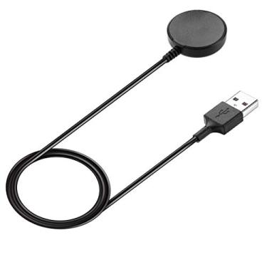 Imagem de AWADUO para Samsung Galaxy Watch Active 2 Cabos de carregamento USB de reposição, cabos de carregamento USB para Samsung Galaxy Watch Active 2 40 mm e 44 mm