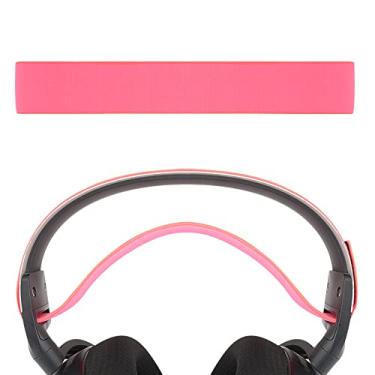 Imagem de Geekria Protetor de cabeça de tecido flexível compatível com SteelSeries Arctis 7, Arctis 9X, Arctis PRO fone de ouvido pulseira de substituição/fone de ouvido capa de almofada peças de reparo (rosa)