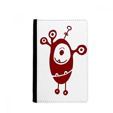 Imagem de Porta-passaporte Alien Monster Creature Cyclops Notecase Burse carteira capa porta-cartão, Multicolor