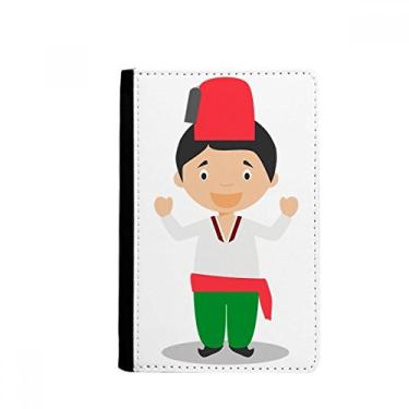 Imagem de Porta-passaporte vermelho verde peru desenho animado Notecase Burse carteira capa cartão bolsa, Multicolor