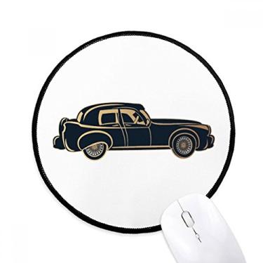 Imagem de Tapete de mouse preto clássico com desenho de carros para computador