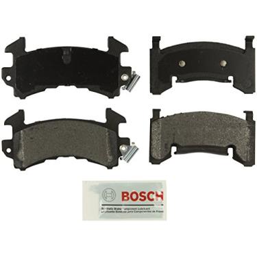 Imagem de BOSCH BE202 Conjunto de pastilhas de freio a disco semimetálico azul - compatível com Buick Riviera selecionado; Cadillac DeVille, Eldorado, Fleetwood, Sevilha; Chevrolet Camaro; Oldsmobile Toronado;