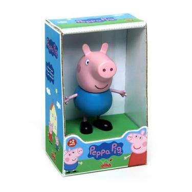 Imagem de Boneco George Peppa Pig 13cm Brinquedo Infantil - Elka