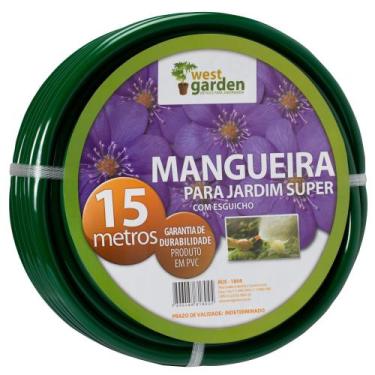Imagem de Mangueira Para Jardim Super Mjs 15M Com Esguicho - West Garden
