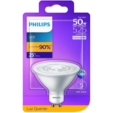 Imagem de Lâmpada Led AR70 GU10 5W 2700K 525Lms 36° Bivolt 929001373041 - Philips