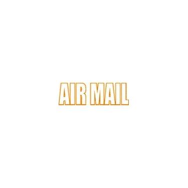 Imagem de Carimbo delineado com auto-tinta AIRMAIL - tinta laranja
