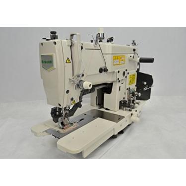 Imagem de Máquina de Costura Caseadeira Industrial, 1 Agulha, 3600rpm, Lubrificação Semi-Automática, BC781 - Bracob (220)