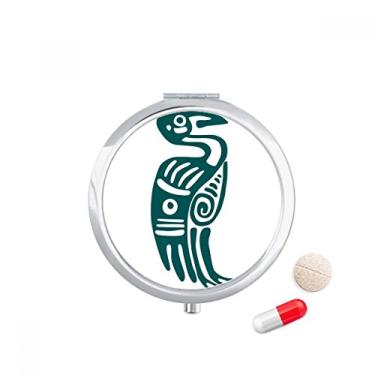 Imagem de Porta-comprimidos de pássaro da Civilização Antiga Águia do México Totems