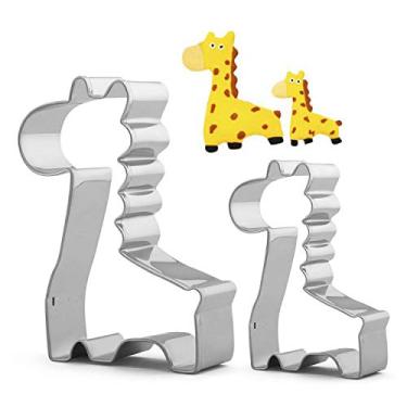Imagem de Cortadores de biscoito Giraffe Mother and Baby – Aço inoxidável