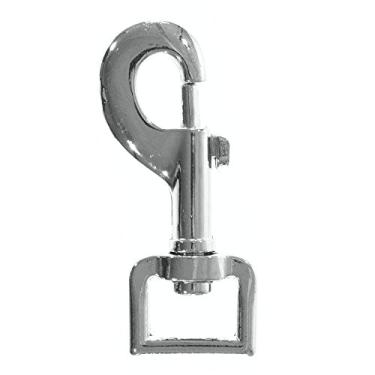 Imagem de Gancho de encaixe giratório Paracord com acabamento prateado – Escolha entre tamanhos de 1,5 cm, 1,9 cm e 2,5 cm – Pacotes com 5, 10 e 20 – Perfeito para chaveiro, cordão, coleira para animais de estimação e mais