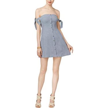 Imagem de ASTR the label Vestido feminino Araceli tomara que caia, Azul-celeste, Large