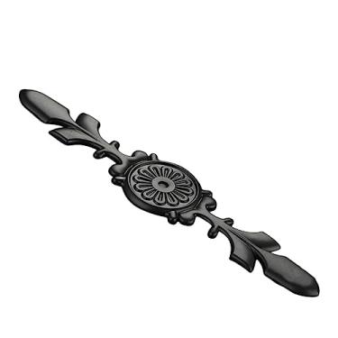 Imagem de Puxadores de cristal de diamante Caixa de sapatos Puxadores de armário Armário Porta Gaveta Puxadores Puxadores de guarda-roupa com parafusos Hardware, placa preta, 01B