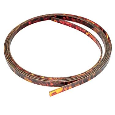 Imagem de Musiclily Plástico Binding Filete Violão Guitarra 1650 X 6 X 1,5mm, Tortoise Shell