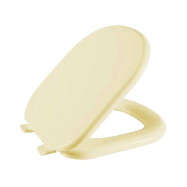 Imagem de Assento Sanitário Vogue Plus Creme Tampa para Vaso Deca Almofadado