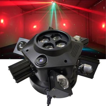 Imagem de Luz de Palco Moving Head 150W RGB Mini Moving Led DMX DJ 22 Canais Palco Show Evento Festa Strobo Laser Movimento Iluminaçao Rotativo