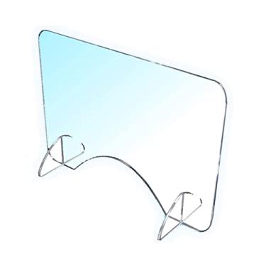 Imagem de FUNOMOCYA Espirrar Tela De Alimentos Transação Barreira De Janela Barreira Acrílica Bancadas Alimentos Telas Alr Escudo Pantalla Prevenção De Gotículas Conjunto De Placa Dividida Escritório