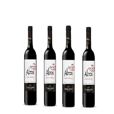 Imagem de Kit 4x Vinho Argentino Alto Del Plata Cabernet Suvignon Garrafa -750ml