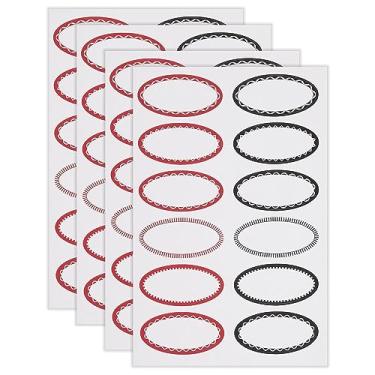 Imagem de RSVP Etiquetas ovais para potes de conservas e geleia, pequeno, 48 unidades