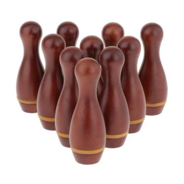 Imagem de Vaveren 10x mini pinos de boliche para mesa shuffleboard crianças brinquedo de boliche portátil educação precoce jogo de boliche presentes para meninos