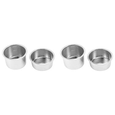 Imagem de Baglaum 4 Pacotes de Filtros de 51 mm 2/4 Xícara, Cesta de Filtro de SubstituiçãO Portafiltro Sem Fundo para Café, para Ec680 Ec685