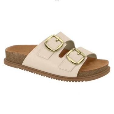 Imagem de Sandália Rasteira Beira Rio Chinelo Fivelas Slide 8523.102-Feminino