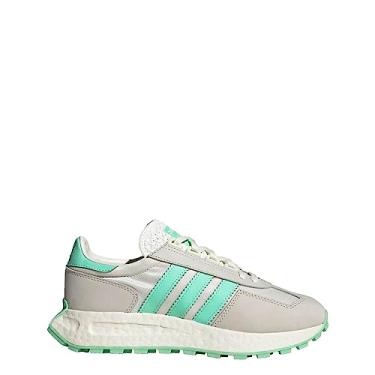 Imagem de adidas Originals Retropy E5 Tênis feminino, Core White/Pulse Mint/Pulse Mint, 35