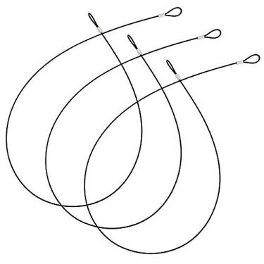 Imagem de Sevrwell 33インチステンレススチールテザーストラップGoPro Hero (2018) /7/6/5/4/3+/3/2/1/セッション(3個) SJ4000 Xiaomi Yi 4K DJI OSMOアクションカメラ用