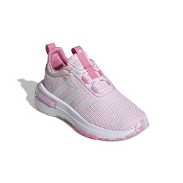 Imagem de adidas Tênis Racer TR23, rosa claro/zero metálico/rosa felicidade, tamanho 36 unissex infantil grande, Rosa claro/zero metálico/rosa, 19