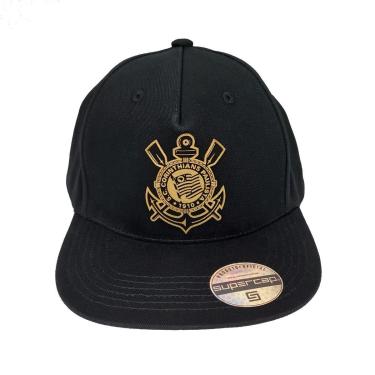 Imagem de Boné Corinthians Patch Dourado Timão Sccp - Licenciado-Unissex