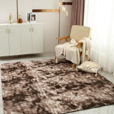 Imagem de Tapete Peludo Sala Quarto 2,00x1,40 Felpudo Novo Decorativo Macio Conforto (MARROM MESCLADO)