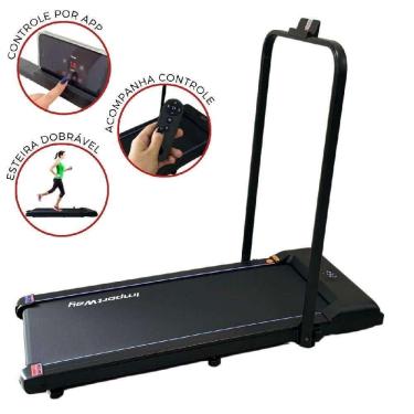 Imagem de Esteira Ergométrica 2 em 1 Dobrável 10 km/h IMPORTWAY