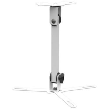 Imagem de Suporte projetor teto mini led datashow braço extensor 20 cm branco - 