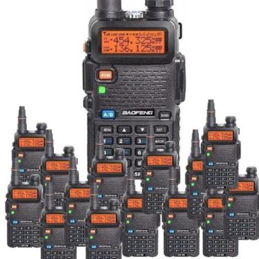 Imagem de Kit 8 Rádios Comunicadores Ht Dual Band Uhf Vhf Uv-5R - Baofeng