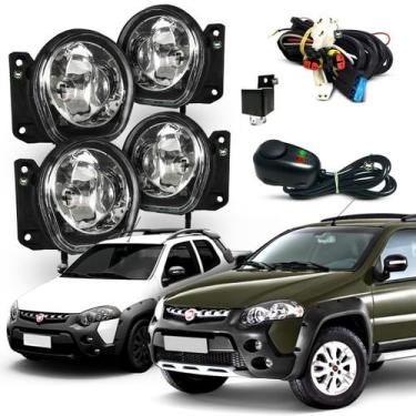 Imagem de Kit Farol Auxi Milha Strada Adventure e Palio Weekend Adventure 04 05 