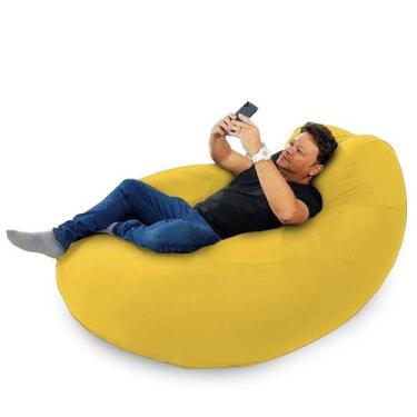 Imagem de Puff Gamer Flex Cor Amarela - Sensorial, versátil/ estrutura elástica 
