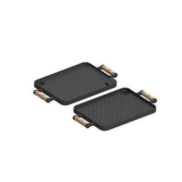 Imagem de Bifeteira Chapa Dupla Face Em Ferro Fundido 23x28 Cm - Libaneza