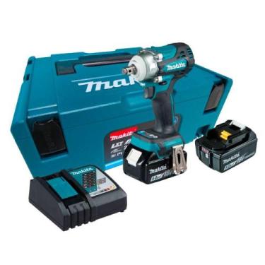 Imagem de Chave de Impacto 18V 3200 RPM Com 2 Bateria Carregador Mak-Pac 2 Rotaç