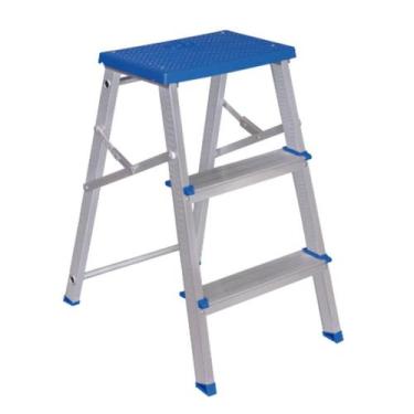 Imagem de Escada banqueta aluminio mor 5107