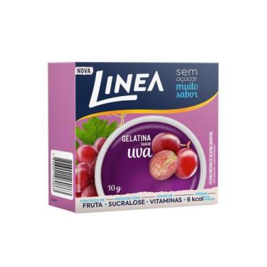 Imagem de Gelatina Sabor Uva 10g - Linea