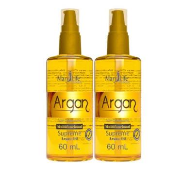 Imagem de 2x Óleos De Argan Reparador de Pontas Multifuncional Supreme 60ml - Ma