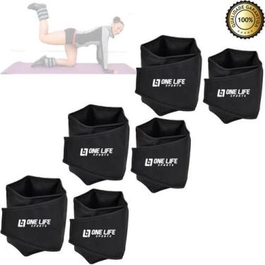 Imagem de Caneleira Peso Tornozeleira Kit 4Kg - 5Kg - 6Kg - Infinity