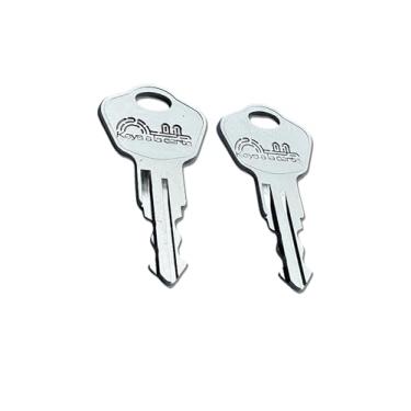 Imagem de Par de chaves de substituição para cofres de segurança Sentinela, baús de fogo, arquivos de fogo e arquivos de fogo/água – Corte para o código 3H2
