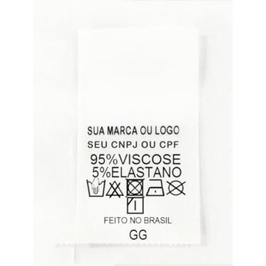Imagem de Etiqueta de Composição Para Roupas 500 un.