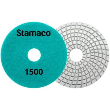 Imagem de Disco Lixa Diamantada Úmida Porcelanato Pedra Granito Mármore Acabamen